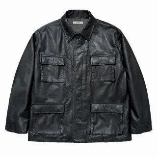 <img class='new_mark_img1' src='https://img.shop-pro.jp/img/new/icons50.gif' style='border:none;display:inline;margin:0px;padding:0px;width:auto;' />BDU LEATHER JACKET / BLACK