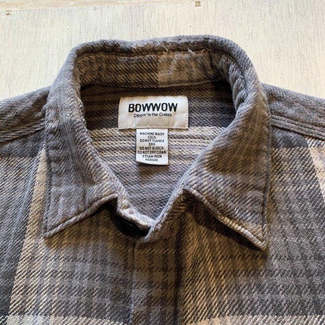 DELUXE FLANNEL SHIRTS REPAIRED-BOW WOWのことなら富山県砺波市