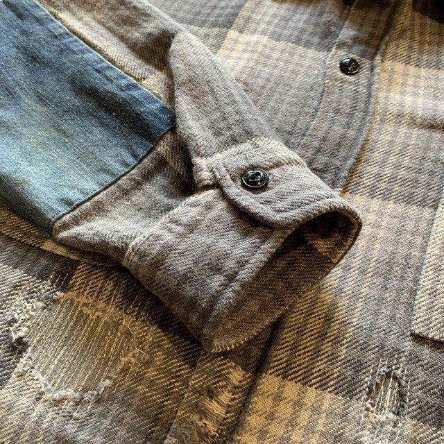 DELUXE FLANNEL SHIRTS REPAIRED-BOW WOWのことなら富山県砺波市