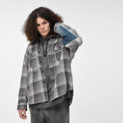 bowwow×Levi 物語り Pata REPAIRED FLANNEL SHIRTS