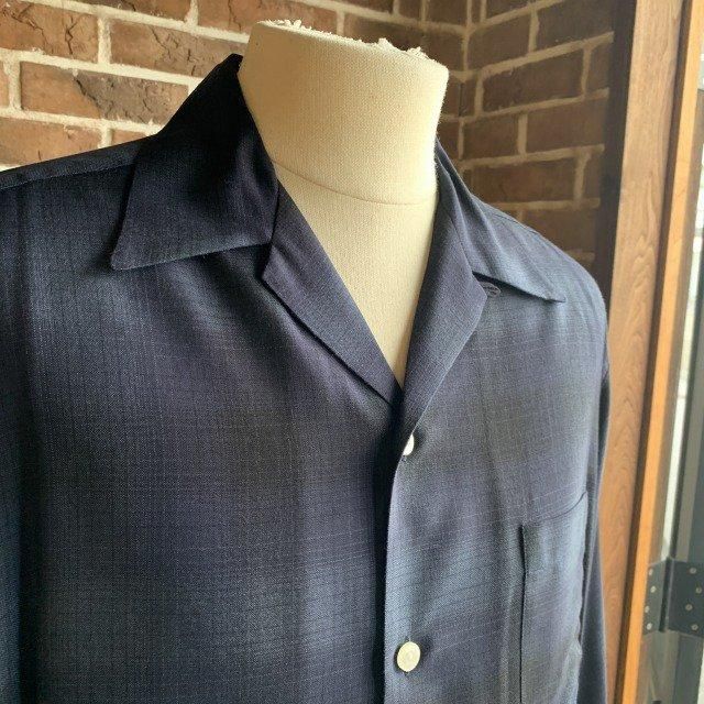 OMBRE CHECK OPEN COLLAR SHIRT -WACKO MARIA(ワコマリア)のこと OMBRE CHECK OPEN COLLAR SHIRT -WACKO MARIA(ワコマリア)のこと