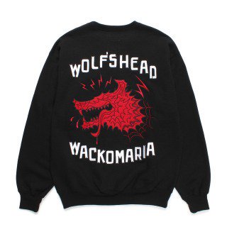 <img class='new_mark_img1' src='https://img.shop-pro.jp/img/new/icons50.gif' style='border:none;display:inline;margin:0px;padding:0px;width:auto;' />WOLFS HEAD / HEAVY WEIGHT SWEAT SHIRT / BLACK