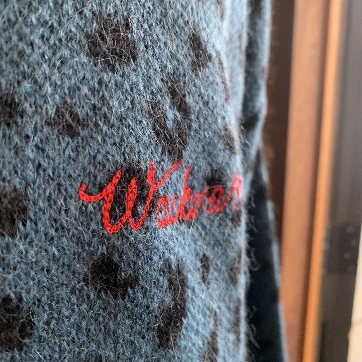 WACKO MARIA モヘアカーディガン L-BLUE Lサイズ WACKO MARIA (ワコマリア) MOHAIR CARDIGAN(モヘアカーディガン