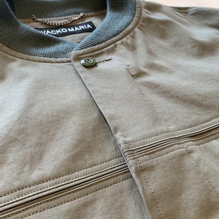 WACKO MARIA/DERBY JACKET（KHAKI）　サイズ XL WACKO MARIA/DERBY JACKET（KHAKI）サイズ XL