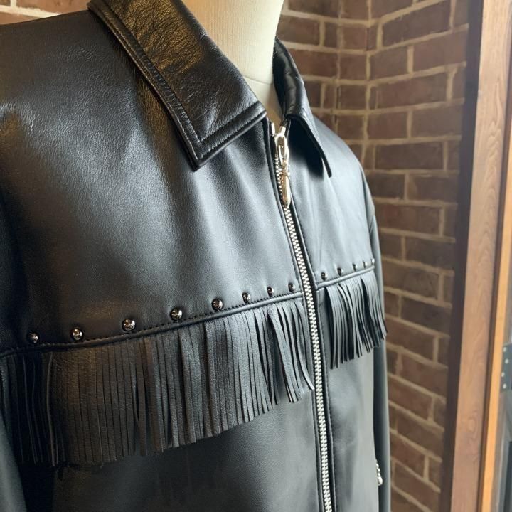 WOLF'S HEAD / SINGLE RIDERS LEATHER JACKET-WACKO MARIA