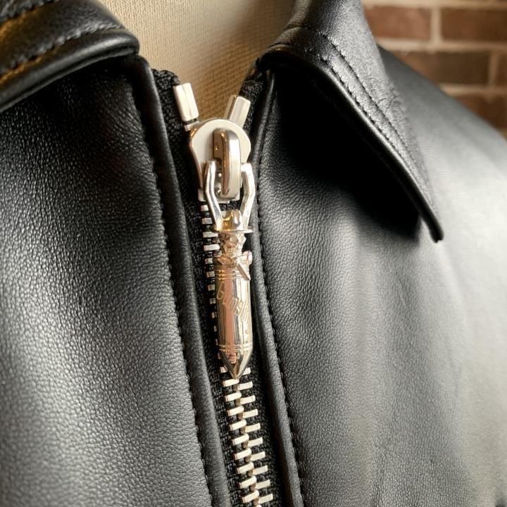 24SS ワコマリア SINGLE RIDERS LEATHER JACKET LEATHER SINGLE RIDERS JACKET (TYPE-2)【BLACK】｜WACKO MARIA