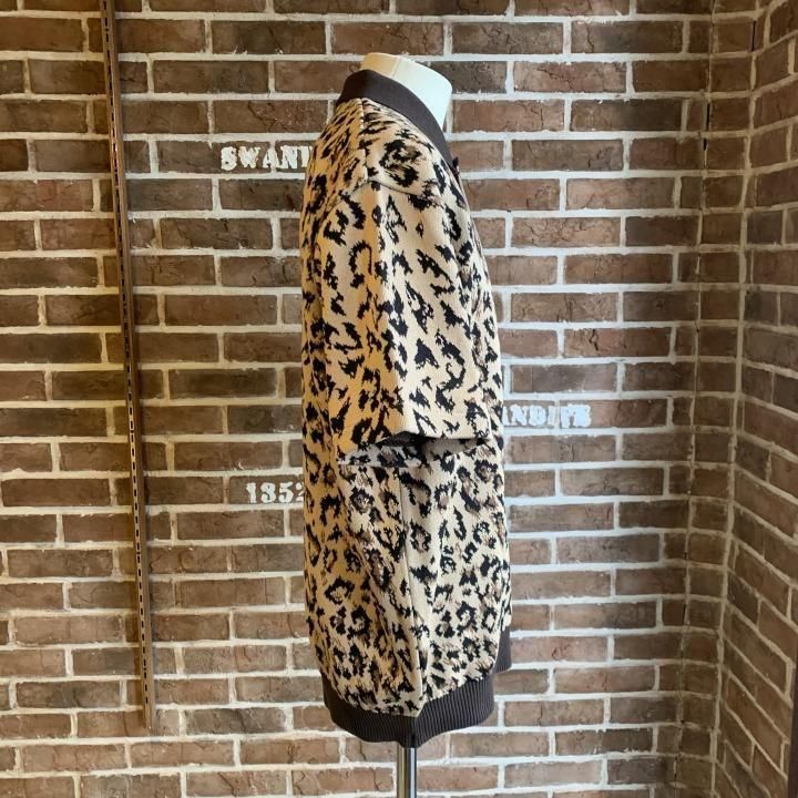 ワコマリア　WACKO MARIA 22SS LEOPARD KNIT WACKO MARIA ワコマリア 22SS LEOPARD KNIT JAQUARD POLO SHIRT