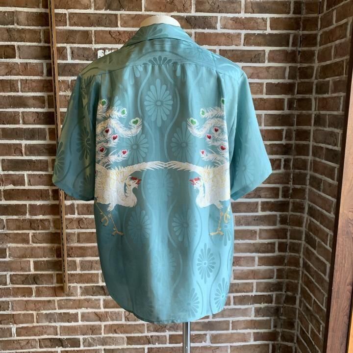 NIPOALOHA SILK SHORT SLEEVE ALOHA SHIRT PHOENIX