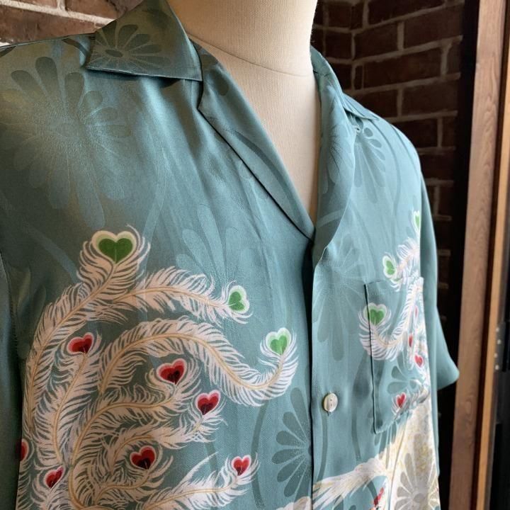 NIPOALOHA SILK SHORT SLEEVE ALOHA SHIRT PHOENIX