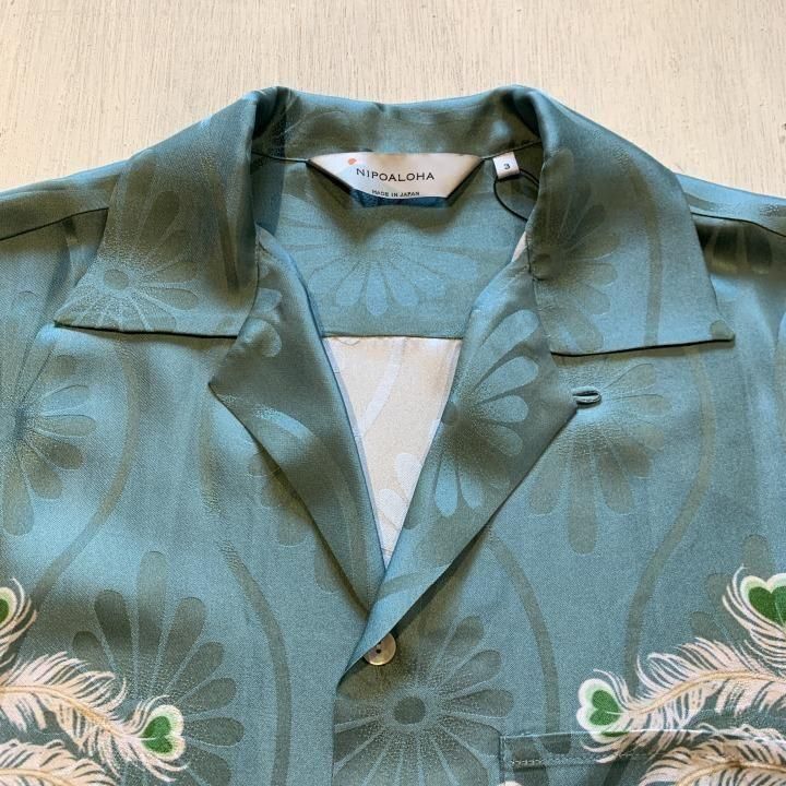 NIPOALOHA SILK SHORT SLEEVE ALOHA SHIRT PHOENIX