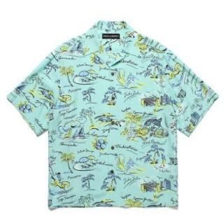 <img class='new_mark_img1' src='https://img.shop-pro.jp/img/new/icons50.gif' style='border:none;display:inline;margin:0px;padding:0px;width:auto;' />HAWAIIAN SHIRT S/S ( TYPE-2 ) /  MINT