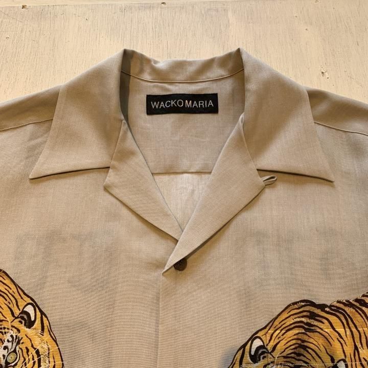 M TIM LEHI HAWAIIAN SHIRT L/S ベージュ TIM LEHI HAWAIIAN SHIRT - 富山県砺波市SwanDive(スワンダイブ