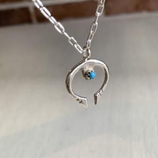 <img class='new_mark_img1' src='https://img.shop-pro.jp/img/new/icons14.gif' style='border:none;display:inline;margin:0px;padding:0px;width:auto;' />necklace / Silver x Turquoise