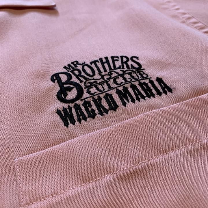 ワコマリア MR.BROTHERS CUT CLUB 50S SHIRT ピンク MR.BROTHERS CUT CLUB / 50'S SHIRT【PINK】｜WACKO MARIA