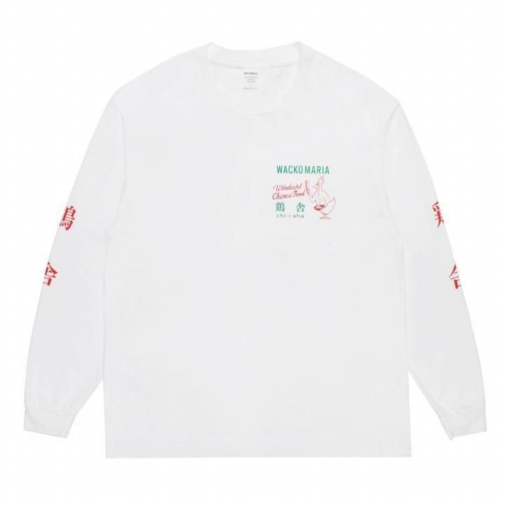 鶏舎 WASHED HEAVY WEIGHT LONG SLEEVE TSHIRT - WACKO MARIAの