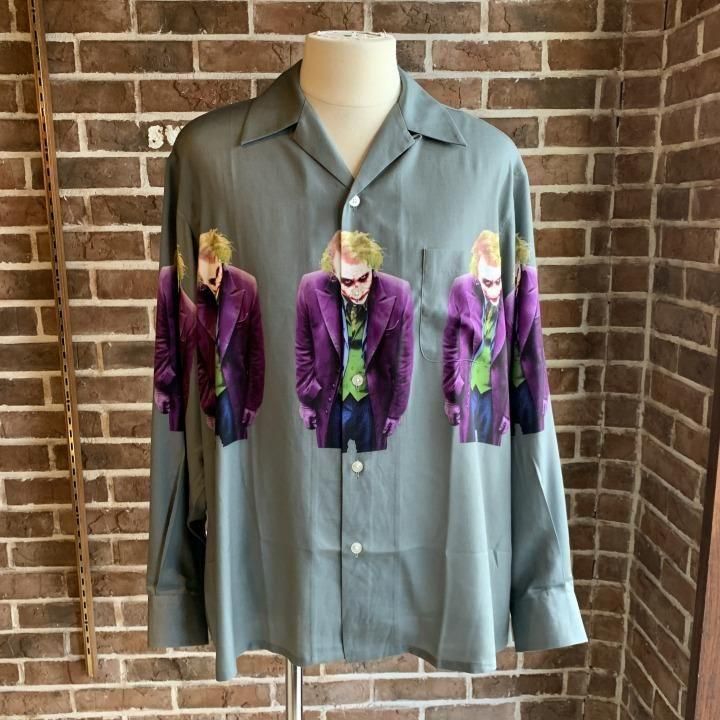 トップス THE DARK KNIGHT TRILOGY HAWAIIAN SHIRT THE DARK KNIGHT TRILOGY / HAWAIIAN SHIRT (TYPE-5)【BLUE
