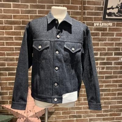 CURVED FLAP JEAN JACKET
