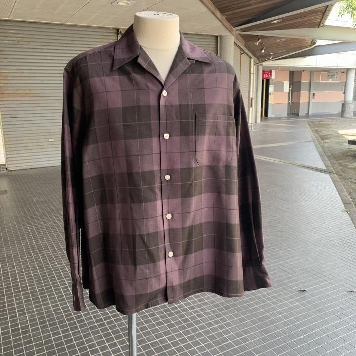 WACKO MARIA 長袖シャツ WACKO MARIA(ワコマリア) 24AW ダイヤ柄長袖ハワイアンシャツ