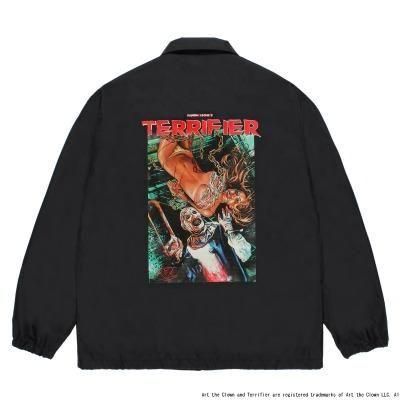 ワコマリア　TERRIFIER 　テリファー　コーチジャケット WACKO MARIA/TERRIFIER / COACH JACKET（BLACK）［コーチJKT-25