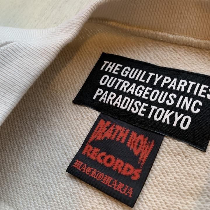DEATH ROW RECORDS / GARMENT DYED SWEAT SHIRT-WACKO MARIAのことなら