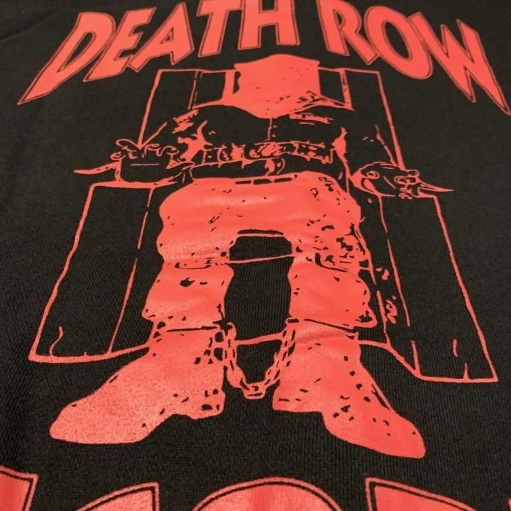クロワッさん DEATH ROW RECORDS / GARMENT DYED ZIP HOODED SWEAT SHIRT