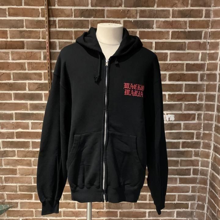 クロワッさん DEATH ROW RECORDS / GARMENT DYED ZIP HOODED SWEAT SHIRT
