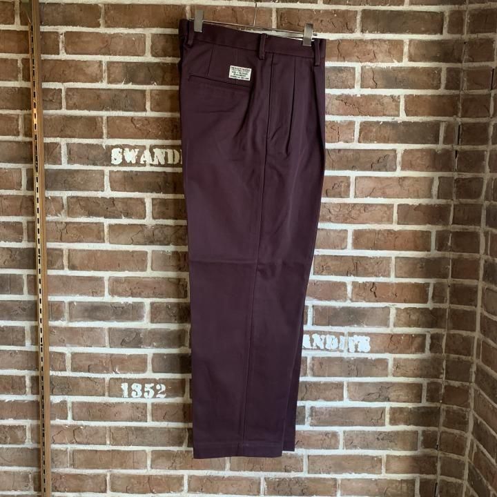 DOUBLE PLEATED CHINO TROUSERS -WACKO MARIA(ワコマリア)のことなら