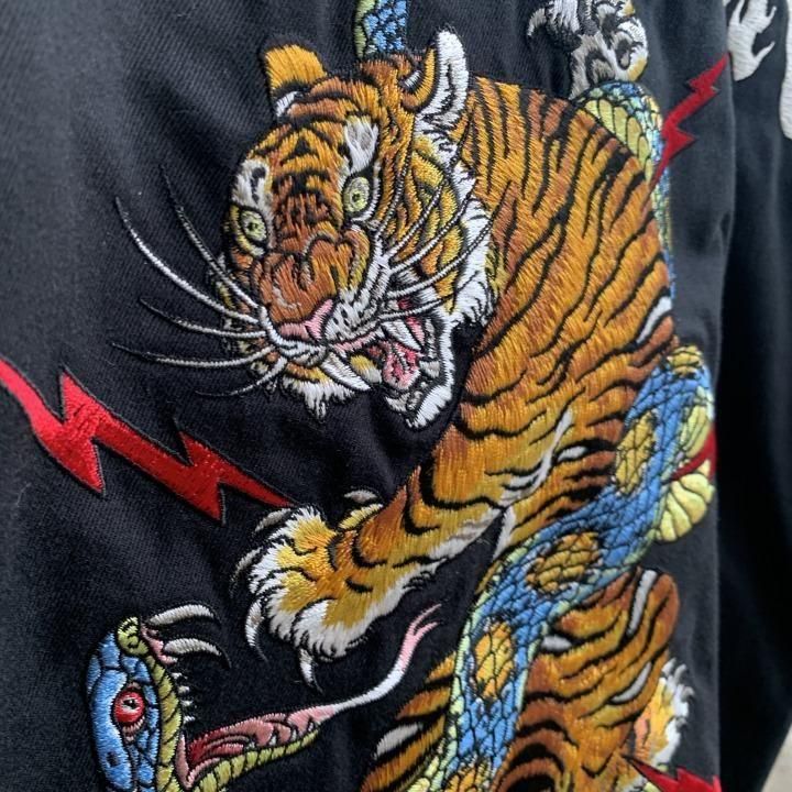 【WACKO MARIA】×TIMLEHI ベトジャン　虎刺繍 WACKO MARIA】×TIMLEHI ベトジャン 虎刺繍