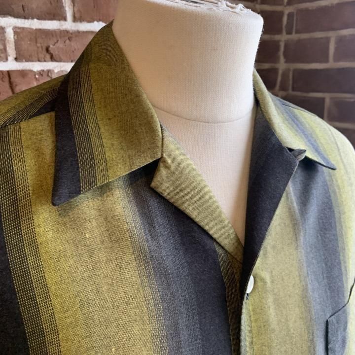 OMBRE STRIPE OPEN COLLAR SHIRT -WACKO MARIA(ワコマリア)のことなら