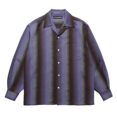 OMBRE STRIPE OPEN COLLAR SHIRT -WACKO MARIA(ワコマリア)のことなら