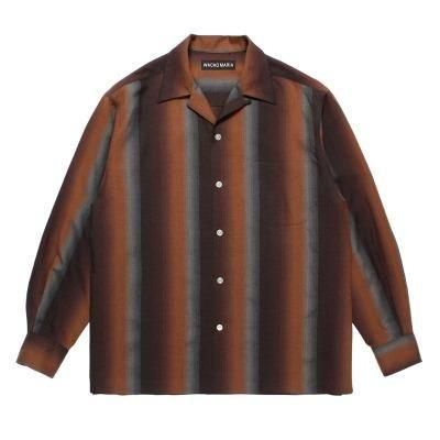 OMBRE STRIPE OPEN COLLAR SHIRT -WACKO MARIA(ワコマリア)のことなら
