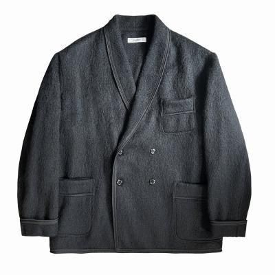 exodus SHAGGY DOUBLE SMOKING JACKET / BLACK SwanDive 富山県砺波市