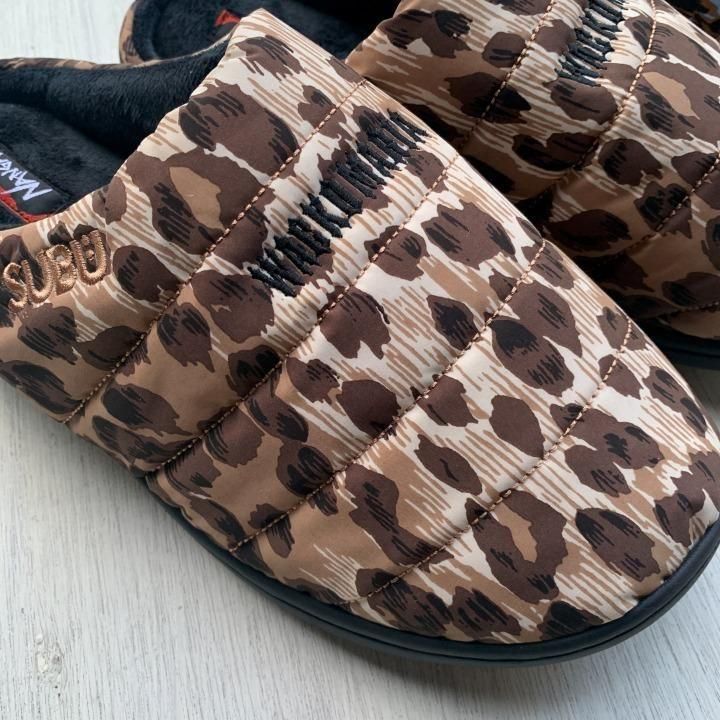 靴 WACKO MARIA LEOPARD FUR AORORA SANDALS NANGA / SUBU / LEOPARD FUR AORORA WINTER SANDALS-WACKO MARIA