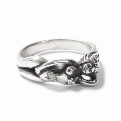 ヌードリング シルバー イエローサファイア- WACKO MARIA(ワコマリア