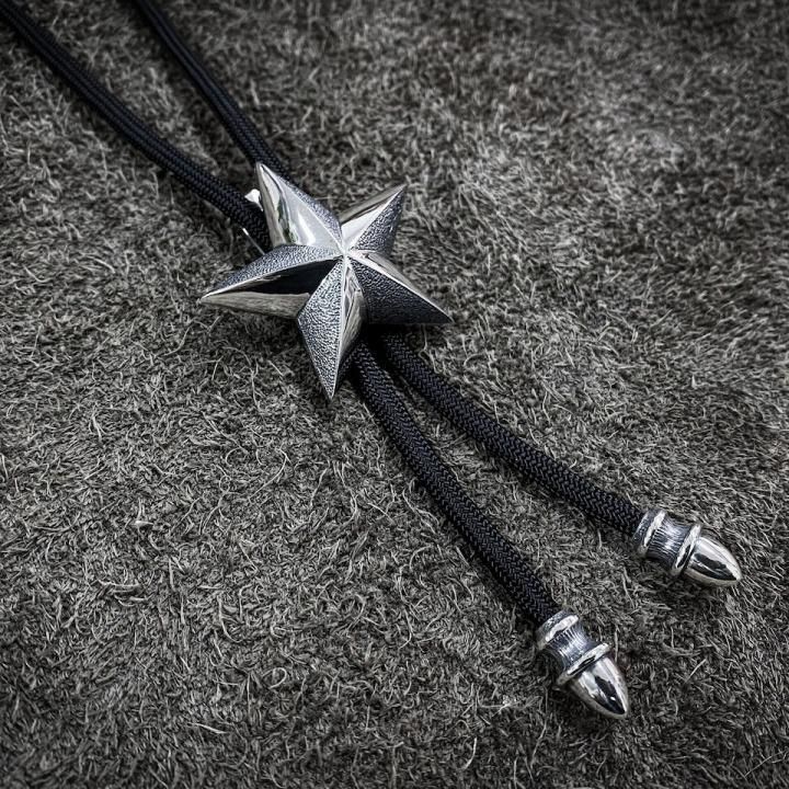 鍔型ループタイ 昇り龍 関孫六堂 P.純銀いぶし さむらい ループタイ-シルバーアクセサリーのJango(ジャンゴ)のことなら富山県