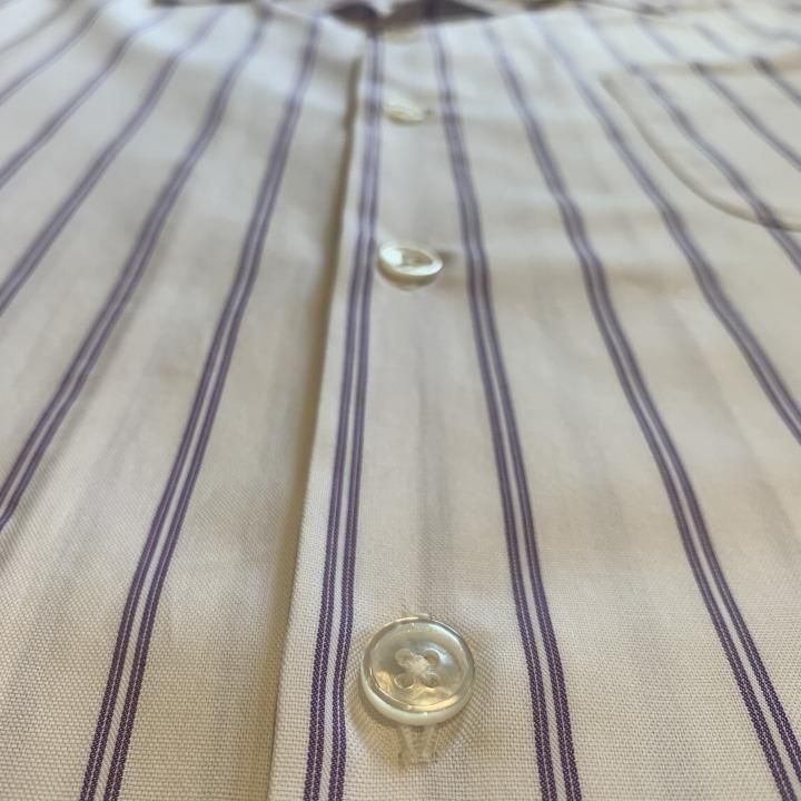 BEZ TEKSTIL / STRIPED OPEN COLLAR SHIRT - WACKO MARIA(ワコマリア