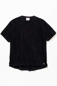 【THING FABRICS】TF T-Shirt(Short Pile)/ブラック