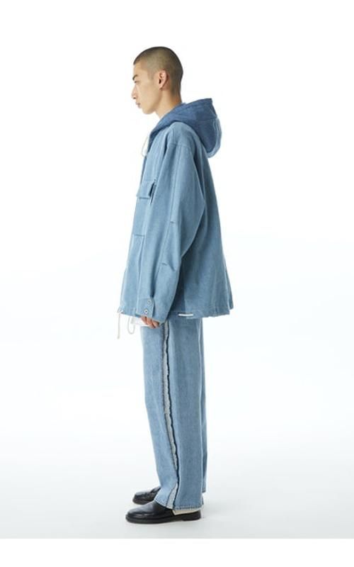 KURO】REMAKE DENIM PARKA BLOUSON/インディゴ - セレクト