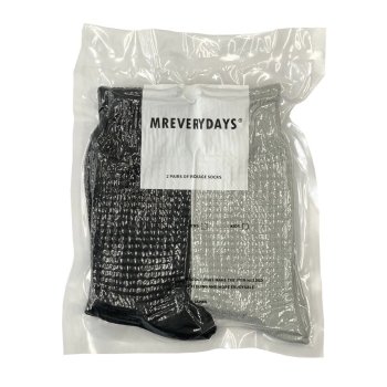 <img class='new_mark_img1' src='https://img.shop-pro.jp/img/new/icons48.gif' style='border:none;display:inline;margin:0px;padding:0px;width:auto;' />【MR.EVERYDAY’S】2PACK WAFFLE SOCKS/アッシュグレー＋ブラック