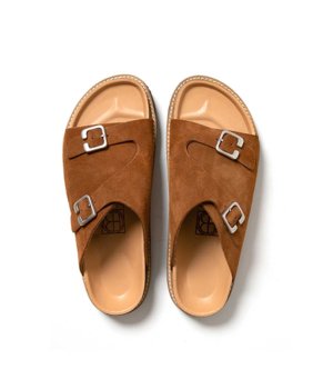 <img class='new_mark_img1' src='https://img.shop-pro.jp/img/new/icons48.gif' style='border:none;display:inline;margin:0px;padding:0px;width:auto;' />【hobo】ARTISAN SANDAL COW SUEDE/キャメル