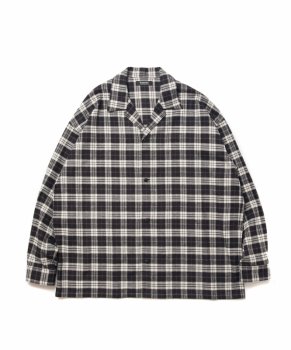 <img class='new_mark_img1' src='https://img.shop-pro.jp/img/new/icons48.gif' style='border:none;display:inline;margin:0px;padding:0px;width:auto;' />【ROTTWEILER】OPEN COLLAR CHECK SHIRT/ホワイト