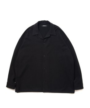 <img class='new_mark_img1' src='https://img.shop-pro.jp/img/new/icons48.gif' style='border:none;display:inline;margin:0px;padding:0px;width:auto;' />【ROTTWEILER】OPEN COLLAR SHIRT/ブラック