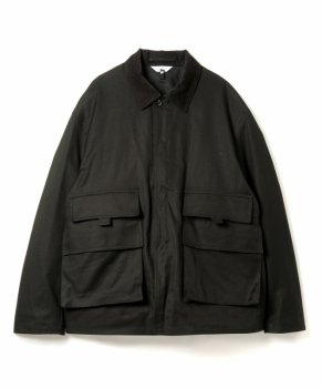 <img class='new_mark_img1' src='https://img.shop-pro.jp/img/new/icons20.gif' style='border:none;display:inline;margin:0px;padding:0px;width:auto;' />【SANDINISTA】Hunting Serge Jacket/ブラック(40%OFF)