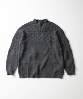 <img class='new_mark_img1' src='https://img.shop-pro.jp/img/new/icons48.gif' style='border:none;display:inline;margin:0px;padding:0px;width:auto;' />【CURLY】BIG SILHOUETTE WAFFLE P/O KNIT