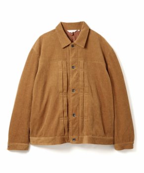 <img class='new_mark_img1' src='https://img.shop-pro.jp/img/new/icons48.gif' style='border:none;display:inline;margin:0px;padding:0px;width:auto;' />【SANDINISTA】Cotton Wool Cord Jacket/キャメル