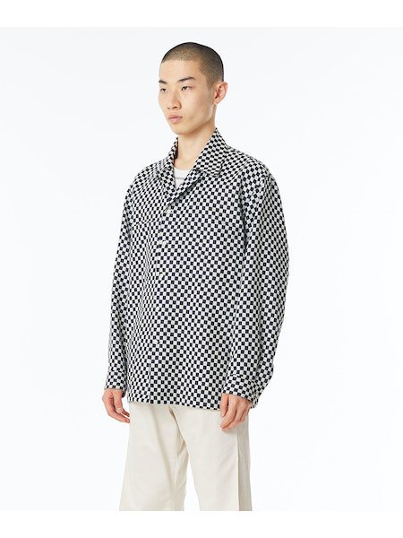 KURO】INDIGO CHECKER PATTERN SHIRTS/インディゴ - セレクトショップ