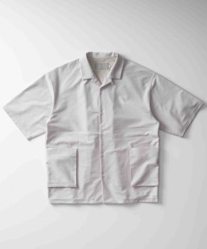 <img class='new_mark_img1' src='https://img.shop-pro.jp/img/new/icons48.gif' style='border:none;display:inline;margin:0px;padding:0px;width:auto;' />【CURLY】LINEN BLENDED S/S SHIRT