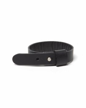 <img class='new_mark_img1' src='https://img.shop-pro.jp/img/new/icons13.gif' style='border:none;display:inline;margin:0px;padding:0px;width:auto;' />【hobo】BUTTON STUD BRACELET SMOOTH COW LEATHER/ブラック