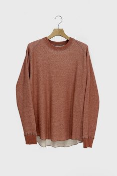 <img class='new_mark_img1' src='https://img.shop-pro.jp/img/new/icons48.gif' style='border:none;display:inline;margin:0px;padding:0px;width:auto;' />【KIIT】HONEY COMB WAFFLE L/SLEEVE TEE/コーラルピンク