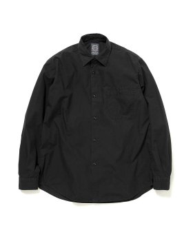 <img class='new_mark_img1' src='https://img.shop-pro.jp/img/new/icons48.gif' style='border:none;display:inline;margin:0px;padding:0px;width:auto;' />【hobo】L/S SHIRT COTTON WEATHER CLOTH VINTAGE WASH/ブラック